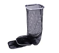 poissons flottants, Panier de pêche en maille pliable noir 31x31x150cm