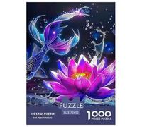 Poissons Koi 1000 Pièces Bonne Chance Koi Puzzle Adulte Un Puzzle Difficile Jeu De Puzzle pour Toute La Famille Enfants Décoration De La Maison 70x50cm/1000pcs