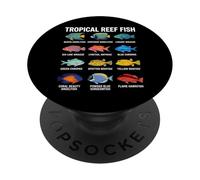 Poissons tropicaux de récif, Types de Poissons de récif PopSockets PopGrip Adhésif
