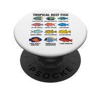 Poissons tropicaux de récif, Types de Poissons de récif PopSockets PopGrip Adhésif