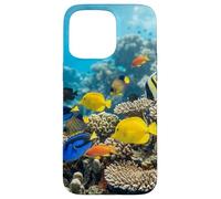 Poissons tropicaux, récifs de Corail, océan, scène sous-Marine sous-Marine Coque pour iPhone 15 Pro Max
