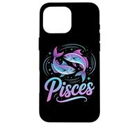 Poissons Zodiac Deux Poissons Astrologie Mystic Stars Coque pour iPhone 16 Pro Max