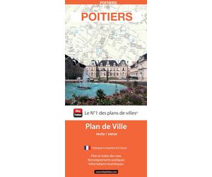 Poitiers, Vienne - Plan de ville | Blay Foldex