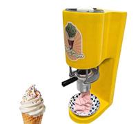 PoiToe Presse à Pâtes et à Glaces Commerciale avec 4 Moules, Débit dDe 30 L/Heure, Permet de Réaliser Facilement des Glaces aux Fruits, Idéale pour Les Chaînes de Restaurants et Les Bars Yellow