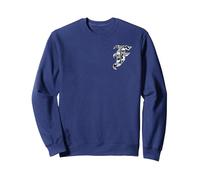Poitrine à Logo Camouflage Fog de Forward Observations Group St.14 Sweatshirt, Unisexe pour Adultes, Bleu Marine, S
