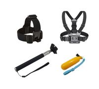 Poitrine + ceinture de tête + Bobber flottant + auto-Stick, monture pour gopro hero 5 4 accessoires Set Action sport caméra Go pro yi 4 k go pro