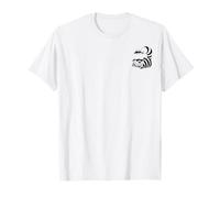 Poitrine gauche du chat Disney Alice au pays des merveilles du Cheshire T-Shirt