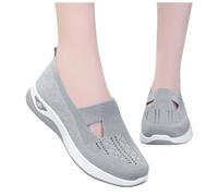 POIUIYQA Chaussures orthopédiques pour Femme Chaussures sans Lacets Mains Libres Randonnée en Plein air pour Femme