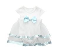 POIUIYQA Ensemble Bébé Fille Robe de Saint-Valentin et Bandeau Manches Longues Volants Nœud Papillon Tutu Jupe avec Imprimé d'amour Vêtements Tenues