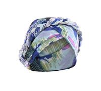 POIUIYQA Femme Bonnet Turban Extensible Bonnet de Nuit Sommeil Coton Couvre-Chef Doux Chapeau Bandeau Foulard Musulmane Mode Casquette de Perte Cheveux pour Alopécie Sortie Vacances