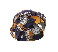 POIUIYQA Femme Bonnet Turban Extensible Bonnet de Nuit Sommeil Coton Couvre-Chef Doux Chapeau Bandeau Foulard Musulmane Mode Casquette de Perte Cheveux pour Alopécie Sortie Vacances