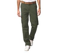 POIUIYQA Pantalon cargo homme droit ample multi-poches, tissu robuste résistant à l’usure, coupe confortable, idéal pour randonnées, travaux extérieurs et tenues décontractées urbaines