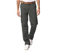 POIUIYQA Pantalon cargo homme droit ample multi-poches, tissu robuste résistant à l’usure, coupe confortable, idéal pour randonnées, travaux extérieurs et tenues décontractées urbaines