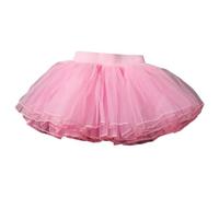POIUIYQA Tüllröcke aus kurzem, elastischem Tüll für Mädchen, Tutu aus Tüll, Party, Tanz, Partyrock für Mädchen, für Geburtstagsfeiern