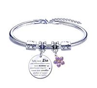 POIUYTRE Cadeaux Noël Tante Cadeau Tante Bracelet Bracelet Tante Vous êtes la meilleure tante du monde Je vous aime toujours et pour toujours Cadeaux Tante Anniversaire Cadeau Tante Spécial Cadeau