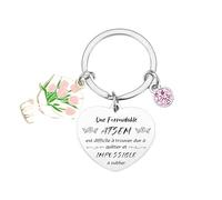 POIUYTRE Porte cles Merci Atsem Idee Cadeau Femme Cadeau Creche fin d'année Merci Cadeau Assistante Maternelle Cadeau fin Creche Cadeau Drole Cadeau Remerciement Nounou Cadeau Merci Nounou (3)