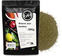 Poivre aux herbes 500 g - LA PLANTIGO Un choix savoureux, poudre de poivre aux herbes, 100% naturel, Mélanges de poivres et d'épices, haute qualité