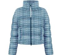 Poivre Blanc - Doudoune imperméable - Carol Down Jacket Tweed Gothic Blue - Taille M - Bleu Bleu M