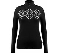 Poivre Blanc - Pull col demi-zippé - Adele Knit Sweater Black pour Femme - Taille S - Noir Noir S