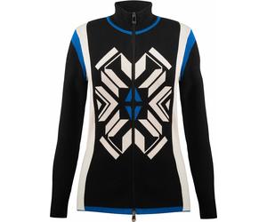 Poivre Blanc - Pull maille jacquard - Alice Knit Jacket Black pour Femme - Taille S - Noir Noir S