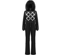 POIVRE BLANC Stretch Ski Overall - Femme - Noir / Blanc - taille M- modèle 2025
