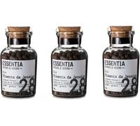 Poivre de la Jamaïque en grains - Pack de 3 flacons de 60g - Saveur boisée et piquante - Épice polyvalente en cuisine - Origine portugaise - Produit gourmet