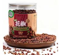 Poivre Du Sichuan Bio, 120g, Poivre Rouge Authentique Du Sichuan, Effet Anesthésiant et Picotant, Sans Pépins, Saveur Prononcée