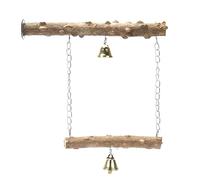 Poivre en bois pour perroquet, jouet double couche pour oiseau, tigre, griffe, bec, support de meulage pour cage à oiseaux, blanc, 15 cm