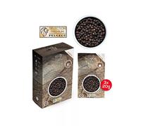 Kampot Poivre noir du Cambodge, 60g - 3 sachets fraicheur de 20g Peugeot