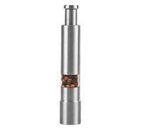 Poivre sel - Un bouton poussoir de main | Kit de broyeur manuel à épices en acier inoxydable pour cuisiner la table, cuisine moderne, outils rechargeables