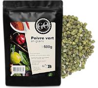 Poivre vert en grains 500 g - LA PLANTIGO Un choix savoureux, Piment vert entier, 100% poivre vert naturel, sans additifs, vegan, Baies vertes de poivre
