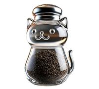 Poivrier,Distributeur en verre d'assaisonnement pour la cuisson | Salière Poivrière Forme Animale,pour Camion-Restaurant, Plage, Jardin, Steak, Friture, Salade, Viande et Rôtissage