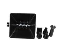 Poix de coulis de mortier électrique pulvériteur de calfeutrage de ciment avec buse de 4pcs pour décoration domestique et bâtiment mural en acier premium (Boîtier en nylon)