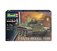 Revell Maquette de char T-34/76 Modèle 1940 – échelle 1/76 – Niveau 4/5 (03294)