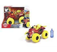 Dickie Toys Véhicule Flaming Firer Monster 25 cm – Fonction fumée, Sons et lumières (203754003)