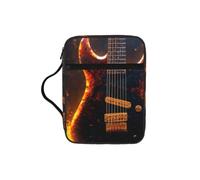 pojknbv Sac de rangement pour guitare électrique avec impression biblique, accessoire religieux, accessoire d'église, voyage