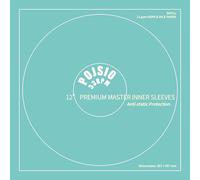 POJSIO Lot de 50 pochettes intérieures antistatiques Premium Master pour vinyles, 30,5 cm, PEHD et papier de riz, 3 couches
