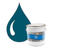 POK FER Bleu : Peinture de Finition Antirouille Laque Semi-Brillante Métaux Ferreux - 2,5L - RAL 5009 - Bleu Azur