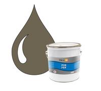 POK FER Gris : Peinture de Finition Antirouille Laque Semi-Brillante Métaux Ferreux - 2,5L - RAL 7006 - Gris Beige