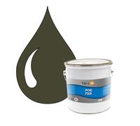 POK FER Gris : Peinture de Finition Antirouille Laque Semi-Brillante Métaux Ferreux - 2,5L - RAL 7013 - Gris Brun