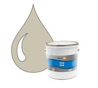 POK FER Gris : Peinture de Finition Antirouille Laque Semi-Brillante Métaux Ferreux - 2,5L - RAL 7044 - Gris Soie