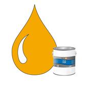 POK FER Jaune : Peinture de Finition Antirouille Laque Semi-Brillante Métaux Ferreux - 1L - RAL 1028 - Jaune Melon