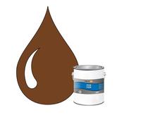 POK FER Marron : Peinture de Finition Antirouille Laque Semi-Brillante Métaux Ferreux - 1L - RAL 8003 - Brun Argile