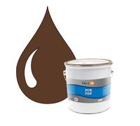 POK FER Marron : Peinture de Finition Antirouille Laque Semi-Brillante Métaux Ferreux - 2,5L - RAL 8011 - Brun Noisette