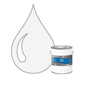 POK FER Noir & Blanc : Peinture de Finition Antirouille Laque Semi-Brillante Métaux Ferreux - 1L - RAL 9003 - Blanc de Sécurité