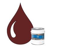 POK FER Rouge : Peinture de Finition Antirouille Laque Semi-Brillante Métaux Ferreux - 1L - RAL 3009 - Rouge Oxyde