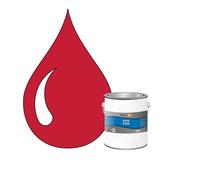 POK FER Rouge : Peinture de Finition Antirouille Laque Semi-Brillante Métaux Ferreux - 1L - RAL 3027 - Rouge Framboise