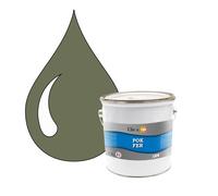 POK FER Vert : Peinture de Finition Antirouille Laque Semi-Brillante Métaux Ferreux - 2,5L - RAL 6013 - Vert Jonc