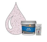 POK PAILLETTE : Peinture de Finition Acrylique Effet Pailleté Murs Intérieurs 2,5L - Baby Rose