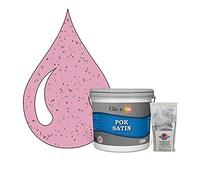 POK PAILLETTE : Peinture de Finition Acrylique Effet Pailleté Murs Intérieurs 2,5L - Rose Girly